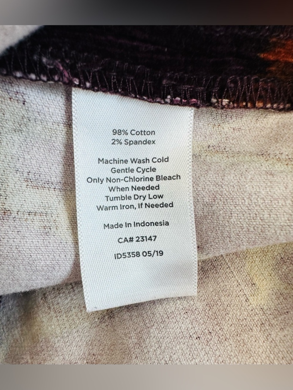 TALBOTS Corduroy Horse Bit Equestrian Mini Skirt Preppy Classic Burgundy Size 8 - Picture 9 of 9
